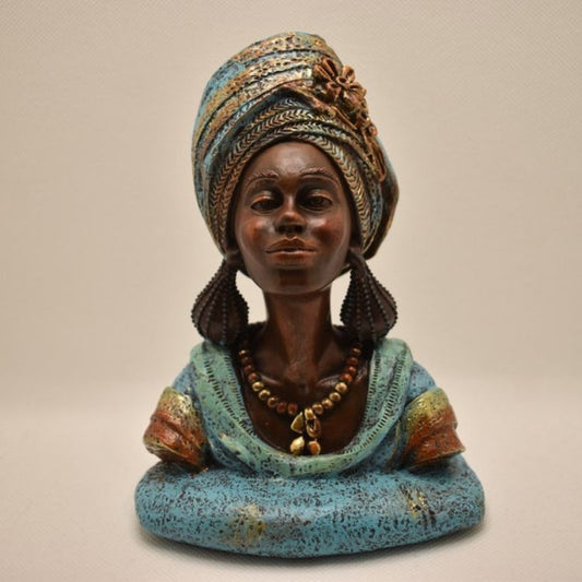 Traditional African Woman Sculpture, Nigerian